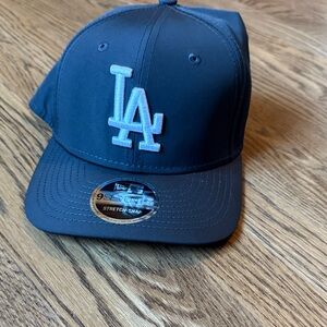 New Era LA Dodgers Gray Baseball Hat SnapBack